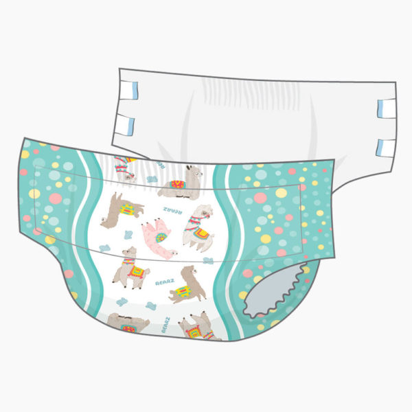 All around print diapers