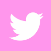 Pink square Twitter